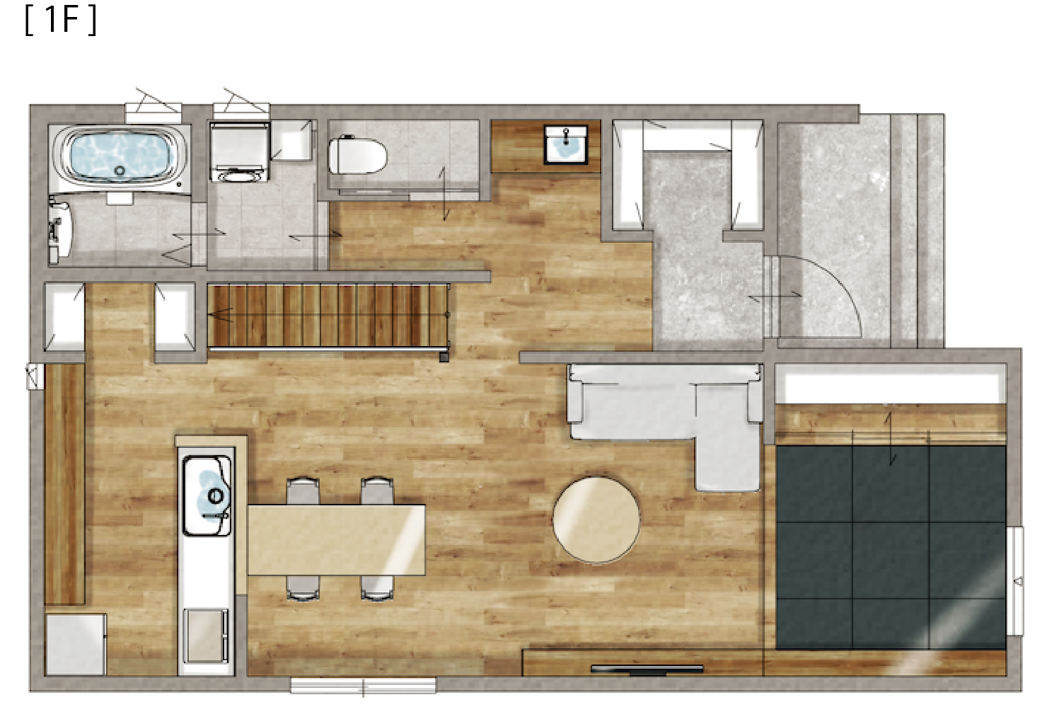 roominの施工事例パース